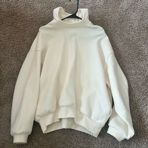 WHITE FEAR OF GOD HOODIE XS MEN